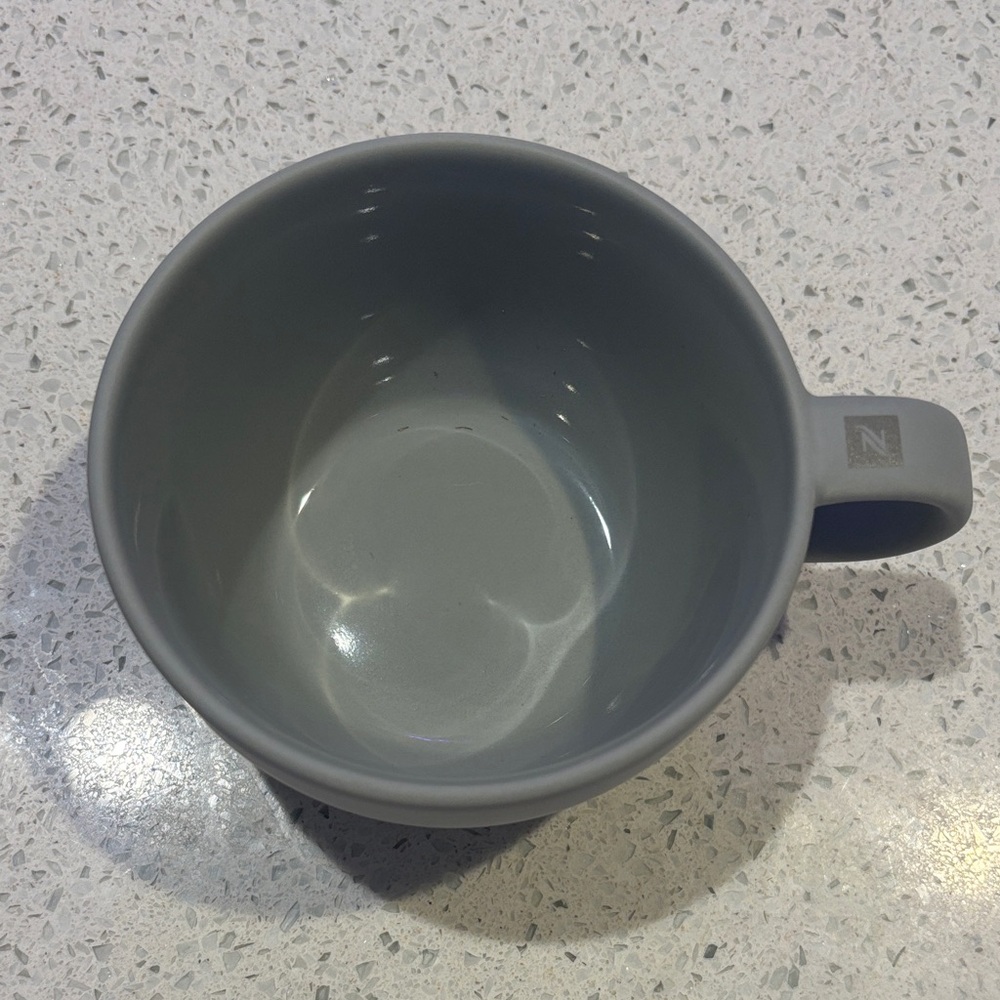 Nespresso Gray Coffee / Cappuccino Mug